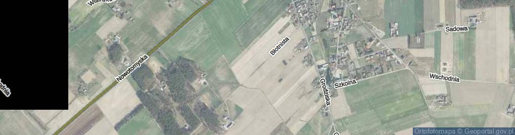 Zdjęcie satelitarne Błotnista ul.