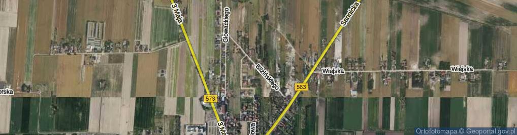 Zdjęcie satelitarne Blizińskiego Wacława ul.