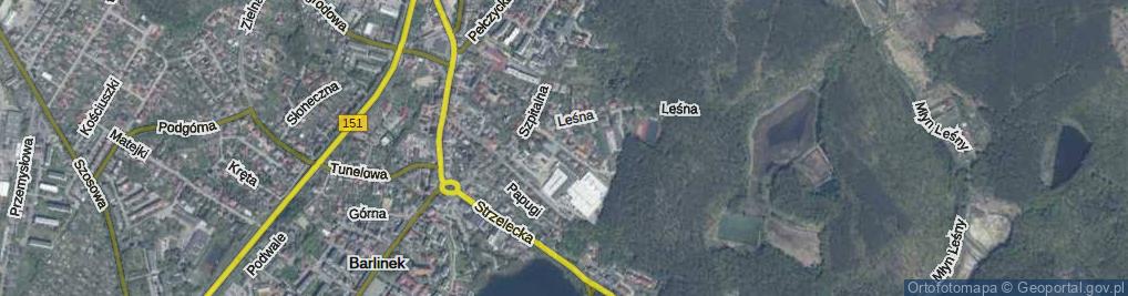 Zdjęcie satelitarne Boczna ul.