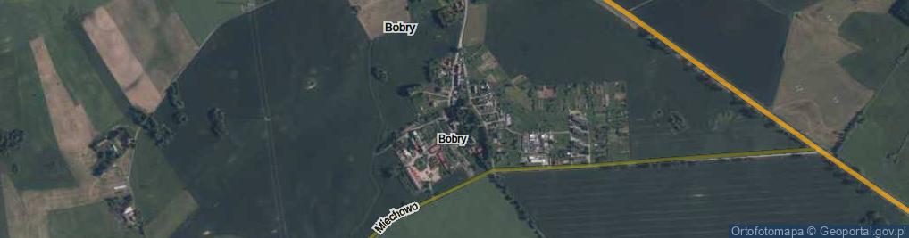 Zdjęcie satelitarne Bobry ul.
