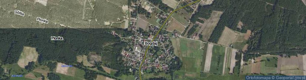 Zdjęcie satelitarne Bogdaj ul.