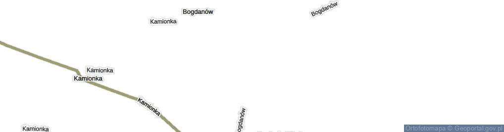 Zdjęcie satelitarne Bogdanów ul.