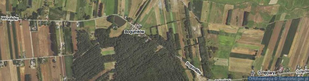 Zdjęcie satelitarne Bogumiłów ul.