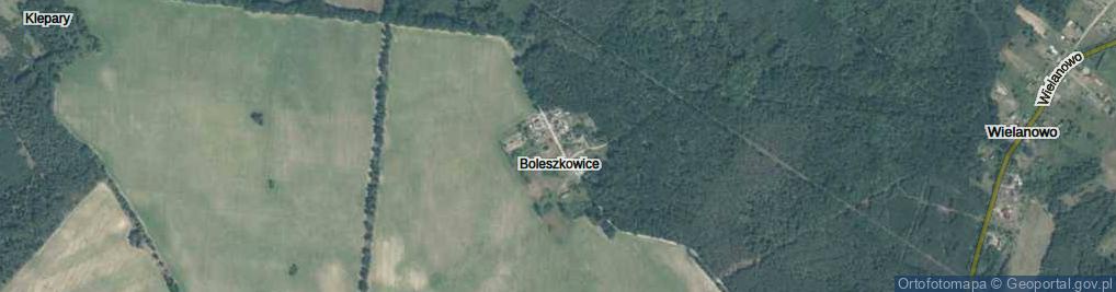 Zdjęcie satelitarne Boleszkowice ul.