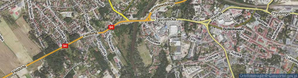 Zdjęcie satelitarne Bobrowa ul.