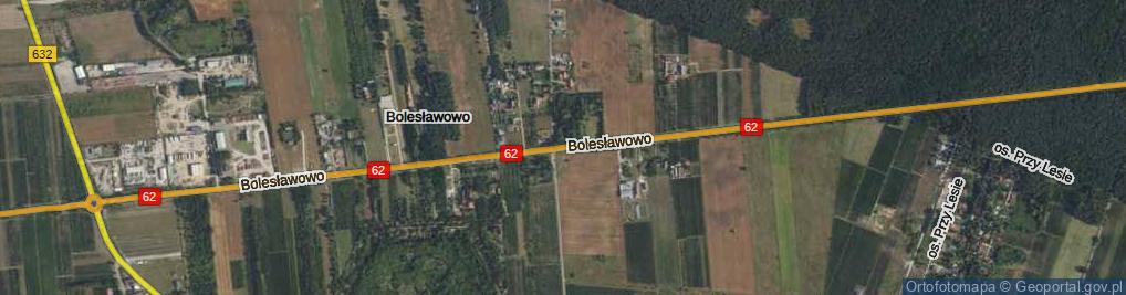 Zdjęcie satelitarne Bolesławowo ul.