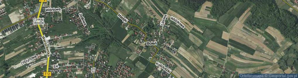 Zdjęcie satelitarne Boleń ul.