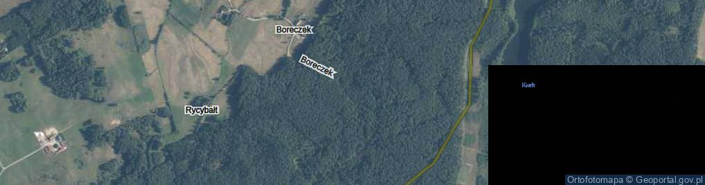 Zdjęcie satelitarne Boreczek ul.
