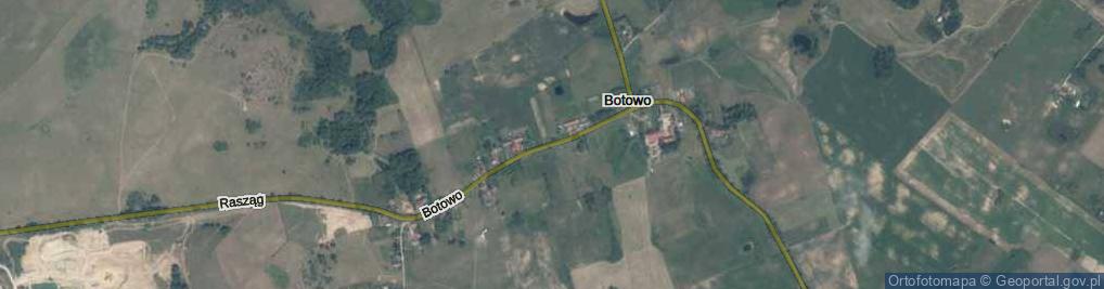 Zdjęcie satelitarne Botowo ul.