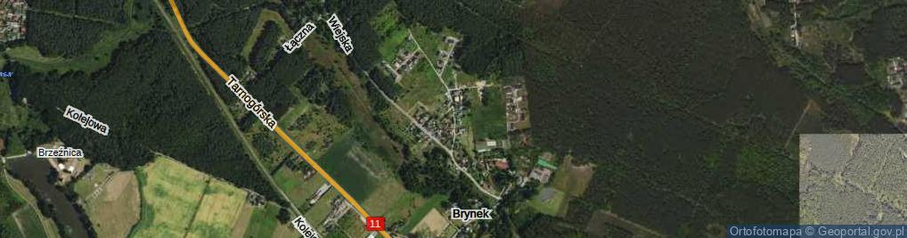 Zdjęcie satelitarne Boczna ul.