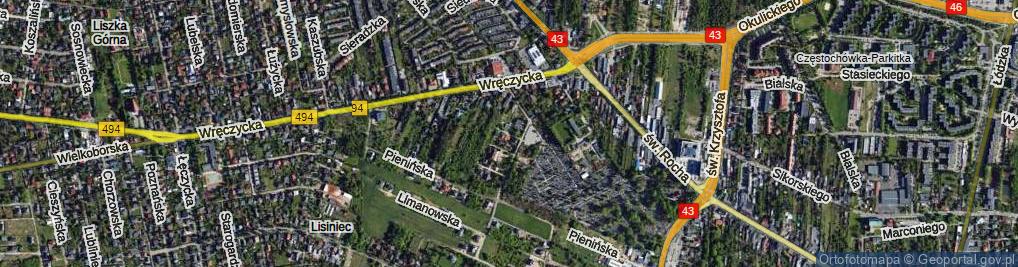 Zdjęcie satelitarne Bocheńska ul.