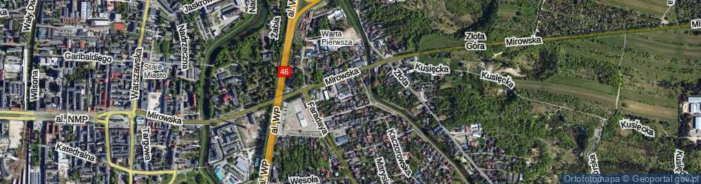 Zdjęcie satelitarne Boczna ul.