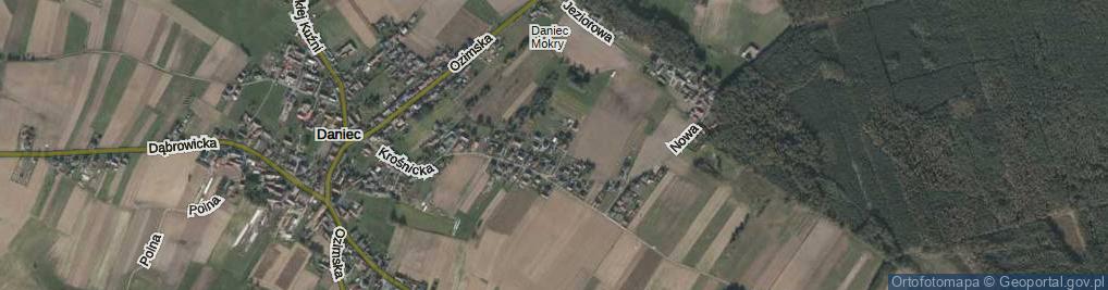 Zdjęcie satelitarne Boczna ul.