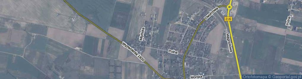 Zdjęcie satelitarne Boczna ul.