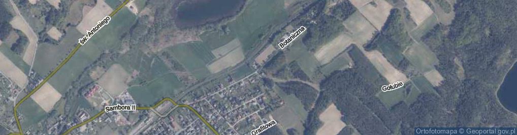 Zdjęcie satelitarne Botaniczna ul.