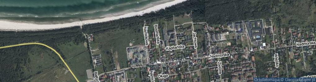 Zdjęcie satelitarne Bosmańska ul.