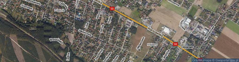 Zdjęcie satelitarne Bobrowa ul.