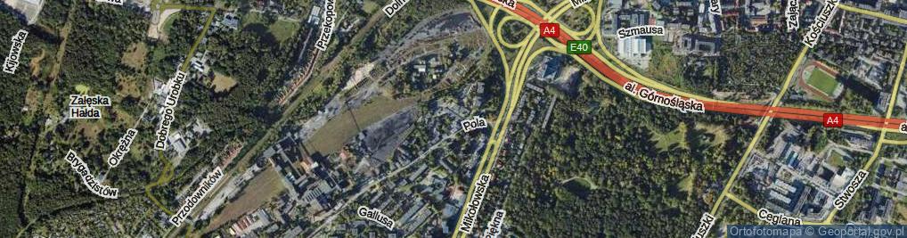 Zdjęcie satelitarne Boczna ul.