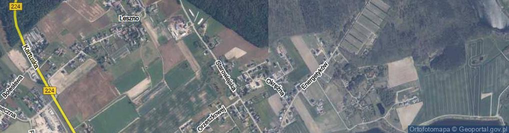 Zdjęcie satelitarne Boczna ul.
