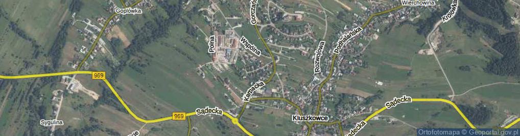 Zdjęcie satelitarne Borek ul.