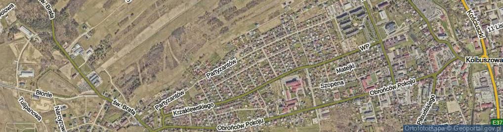 Zdjęcie satelitarne Bora-Komorowskiego Tadeusza, gen. ul.