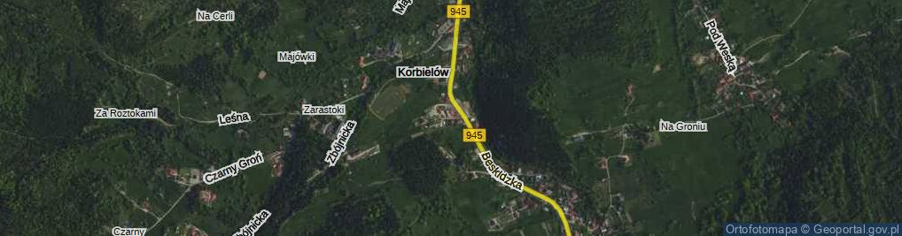 Zdjęcie satelitarne Borowa ul.