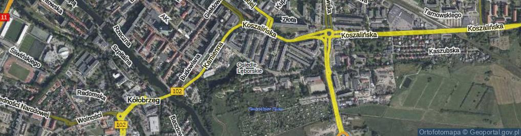 Zdjęcie satelitarne Bogusława X ul.