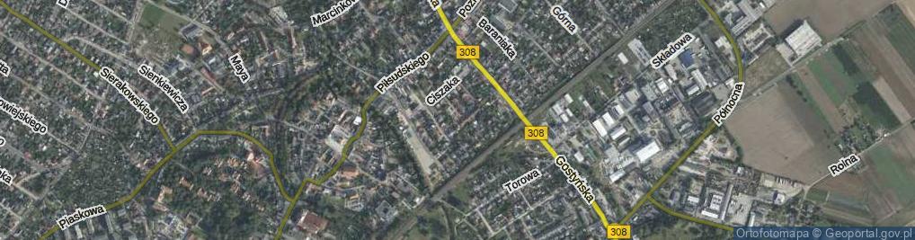 Zdjęcie satelitarne Bojanowskiego Karola ul.