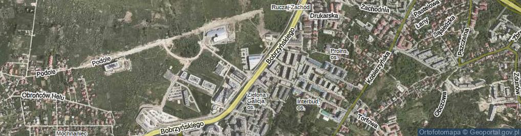 Zdjęcie satelitarne Bobrzyńskiego Michała, prof. ul.