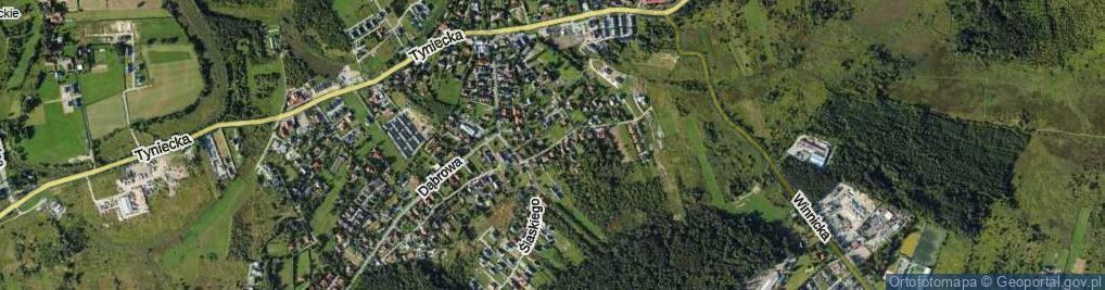 Zdjęcie satelitarne Bobrowa ul.