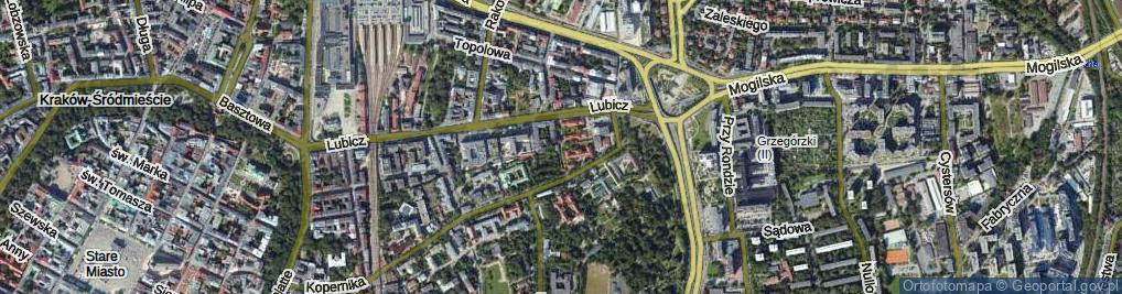 Zdjęcie satelitarne Botaniczna ul.