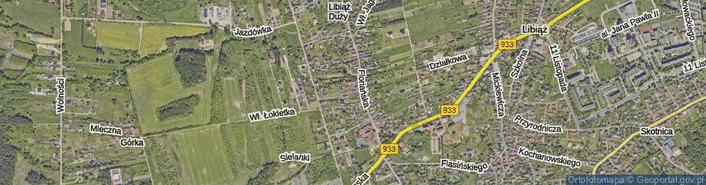 Zdjęcie satelitarne Bolesława Śmiałego ul.