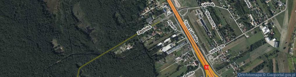 Zdjęcie satelitarne Borowikowa ul.