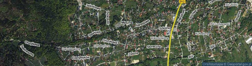Zdjęcie satelitarne Boczna ul.