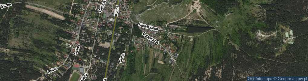 Zdjęcie satelitarne Botaniczna ul.