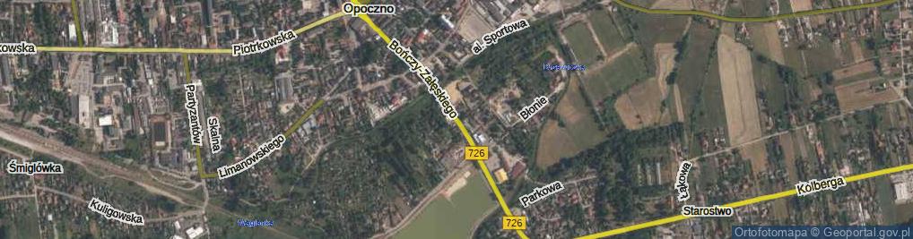 Zdjęcie satelitarne 17 Stycznia ul.