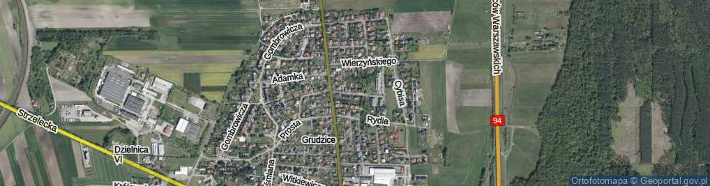 Zdjęcie satelitarne Borowskiego Tadeusza ul.