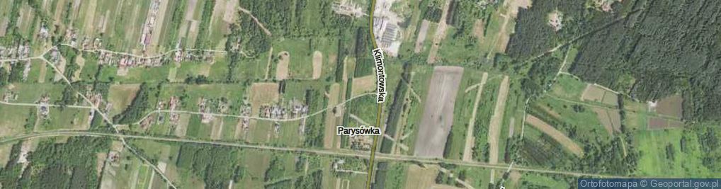 Zdjęcie satelitarne Boczna ul.