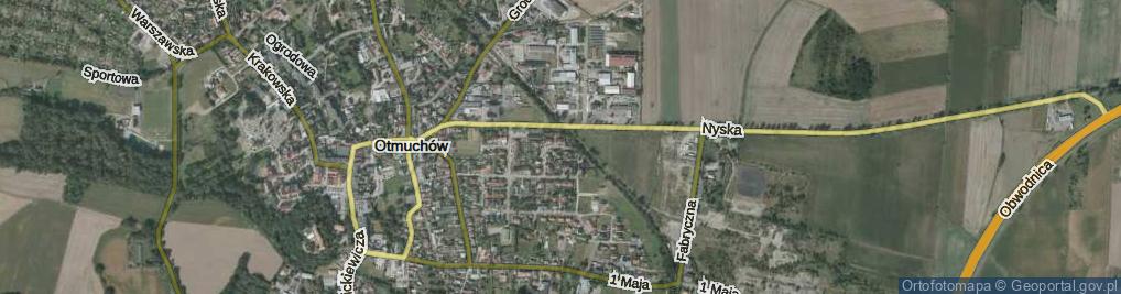 Zdjęcie satelitarne Bolesława Krzywoustego ul.