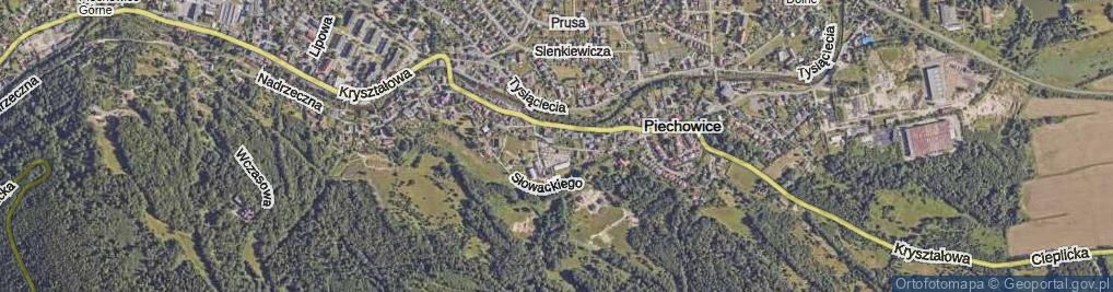 Zdjęcie satelitarne Boczna ul.