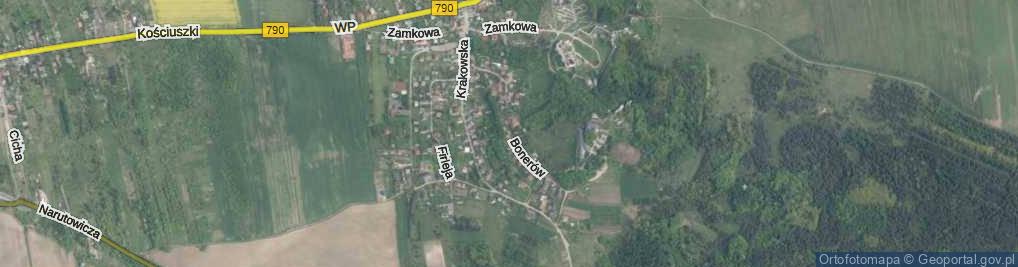 Zdjęcie satelitarne Bonerów ul.