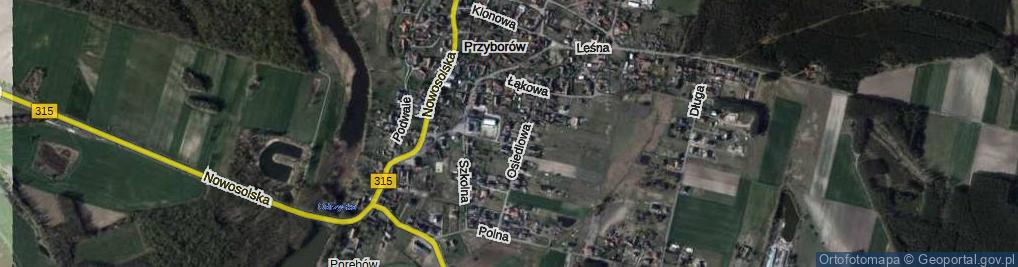 Zdjęcie satelitarne Boczna ul.
