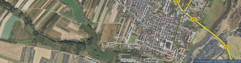 Zdjęcie satelitarne Bolesława Pobożnego ul.