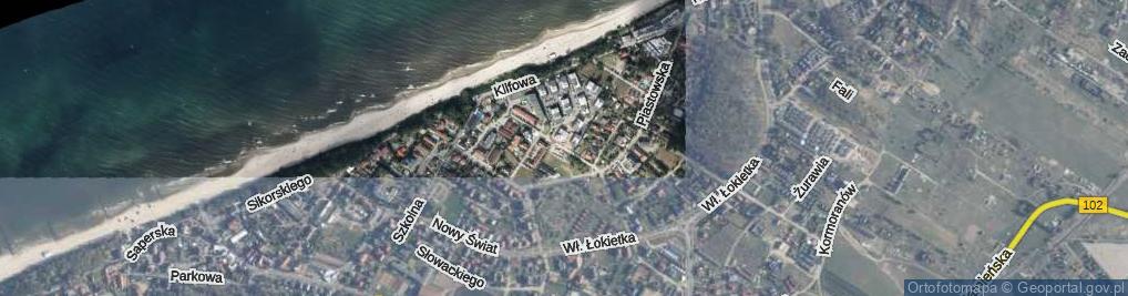 Zdjęcie satelitarne Bolesława Krzywoustego ul.