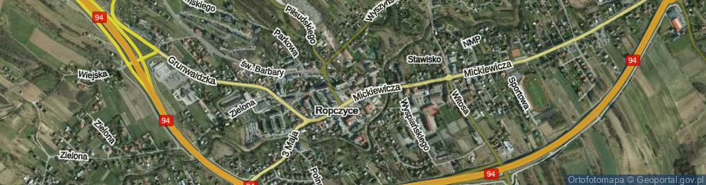 Zdjęcie satelitarne Bohaterów Nockowej ul.