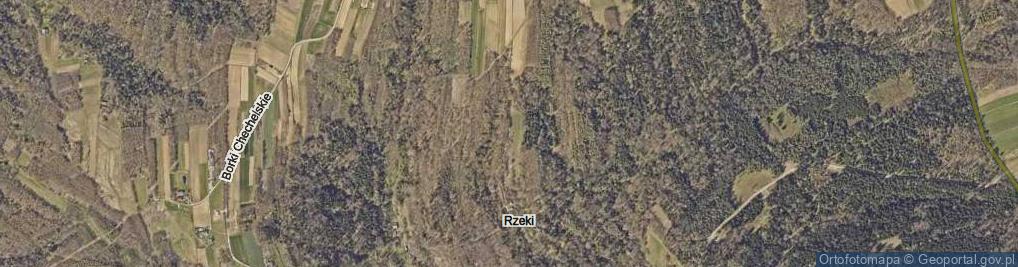 Zdjęcie satelitarne Borki Chechelskie ul.