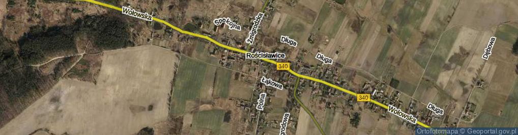 Zdjęcie satelitarne Boczna ul.