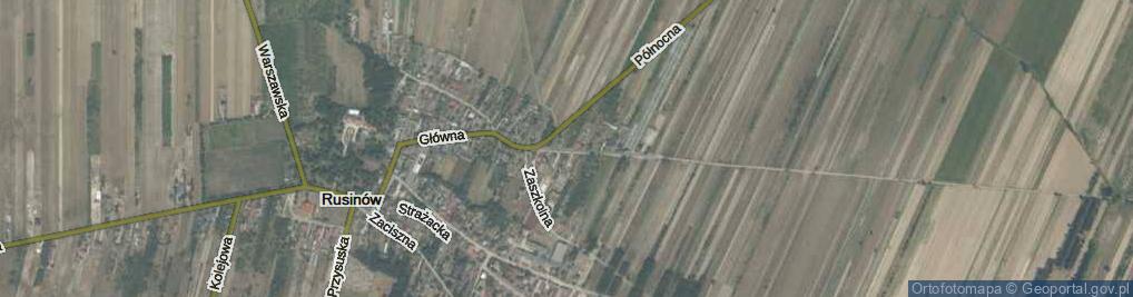 Zdjęcie satelitarne Borowska ul.