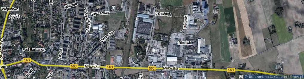Zdjęcie satelitarne Bohaterów Czerwca 1956 r. ul.