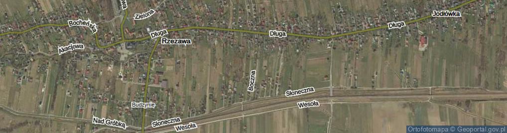 Zdjęcie satelitarne Boczna ul.